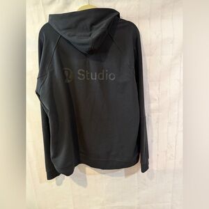 lululemon Studio  Men's Black Hoodie Sweater
